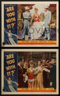 3r781 ARE YOU WITH IT 3 LCs 1948 Donald O'Connor, San Juan, Broadway stage-rage dazzles the screen!