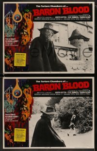 3r402 BARON BLOOD 7 LCs 1972 Joseph Cotton, Elke Sommer, Gli Orrori del castello di Norimberga!
