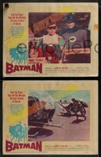 3r784 BATMAN 3 LCs 1966 DC Comics, Adam West, Burt Ward, great action scenes!