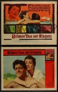 3r047 BETWEEN TIME & ETERNITY 8 LCs 1960 Jose Antonio Nieves directed, Lilli Palmer, Willy Birgel!