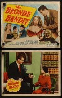 3r053 BLONDE BANDIT 8 LCs 1949 Argentina Brunetti, Robert Rockwell, Dorothy Patrick, film noir!