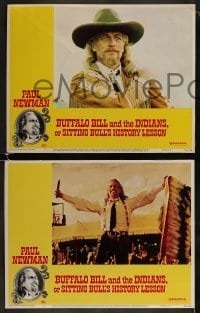 3r491 BUFFALO BILL & THE INDIANS 6 LCs 1976 Burt Lancaster, Paul Newman as William F. Cody!