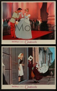 3r077 CINDERELLA 8 LCs R1987 Walt Disney classic romantic musical fantasy cartoon!