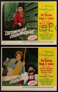 3r083 COTTONPICKIN' CHICKENPICKERS 8 LCs 1967 wacky moonshiners Del Reeves & Hugh X. Lewis!
