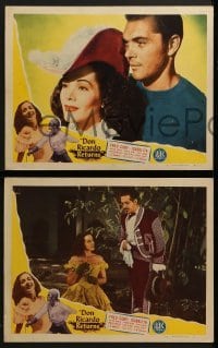 3r419 DON RICARDO RETURNS 7 LCs 1946 Fred Colby, Isabelita, men trembled before his sword!