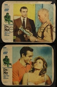 3r589 DR. NO 5 LCs 1962 Sean Connery as James Bond 007 & Ursula Andress, Eunice Gayson!
