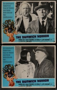 3r590 DUNWICH HORROR 5 LCs 1970 AIP, sexy Sandra Dee & Dean Stockwell in Lovecraft's tale of terror!