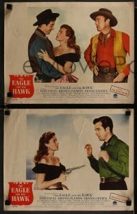3r107 EAGLE & THE HAWK 8 LCs 1950 John Payne, Rhonda Fleming, the men who saved our nation!