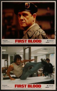 3r596 FIRST BLOOD 5 LCs 1983 Sylvester Stallone as John Rambo, Crenna, Dennehy, David Caruso!