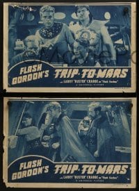 3r598 FLASH GORDON'S TRIP TO MARS 5 LCs R1940s Buster Crabbe in the 15 episode sensational serial!
