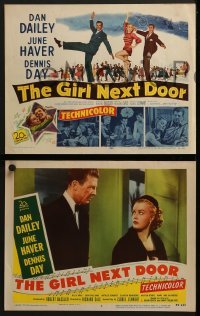 3r138 GIRL NEXT DOOR 8 LCs 1953 Dan Dailey, sexy June Haver & Dennis Day, dancing!