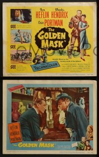 3r146 GOLDEN MASK 8 LCs 1954 Van Heflin, Wanda Hendrix, actually filmed in the Sahara!