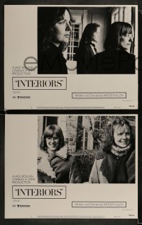 3r170 INTERIORS 8 LCs 1978 Diane Keaton, Mary Beth Hurt, E.G. Marshall, directed by Woody Allen!