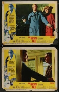 3r710 IPCRESS FILE 4 LCs 1965 great images of Michael Caine in the spy story of the century!