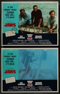 3r715 JAWS 4 LCs R1979 Roy Scheider, Robert Shaw, Richard Dreyfuss, Spielberg's shark classic!