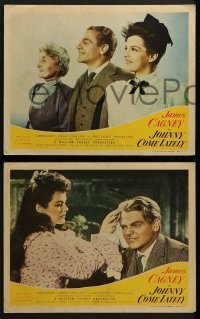 3r435 JOHNNY COME LATELY 7 LCs 1943 James Cagney w/ pretty Marjory Lord, Grace George!