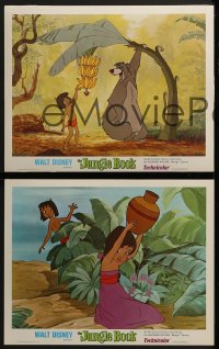 3r822 JUNGLE BOOK 3 LCs R1978 Walt Disney cartoon classic, great art of Mowgli, Baloo & more!