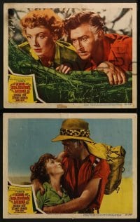 3r436 KING SOLOMON'S MINES 7 LCs 1950 Deborah Kerr & Stewart Granger in Africa!