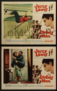 3r182 LADIES MAN 8 LCs 1961 girl-shy upstairs-man-of-all-work Jerry Lewis screwball comedy!