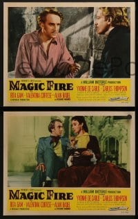 3r443 MAGIC FIRE 7 LCs 1955 William Dieterle, Yvonne De Carlo, Alan Badel as Richard Wagner!