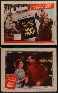 3r224 MRS. MIKE 8 LCs 1949 Evelyn Keyes fights a million miles of north for Mountie Dick Powell!