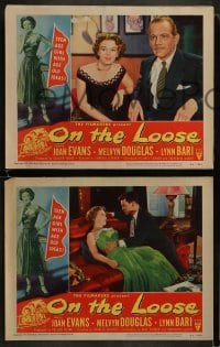 3r542 ON THE LOOSE 6 LCs 1951 sexy bad Joan Evans is a teenage girl with age old ideas!