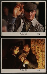 3r262 REMAINS OF THE DAY 8 LCs 1993 Anthony Hopkins, James Fox, Chris Reeve, Ivory/Merchant/Jhabvala