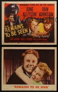 3r263 REMAINS TO BE SEEN 8 LCs 1953 Van Johnson, June Allyson, young Angela Lansbury!