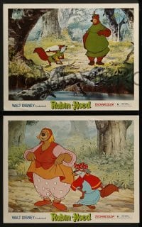 3r268 ROBIN HOOD 8 LCs 1973 Walt Disney's cartoon version, the way it REALLY happened!