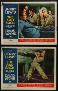 3r275 SAD SACK 8 LCs 1958 wacky images of Jerry Lewis in the Foreign Legion!