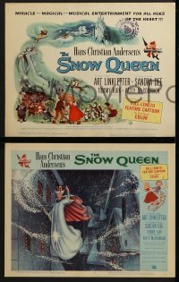 3r299 SNOW QUEEN 8 LCs 1960 Atamanov's Snezhnaya Koroleva, Russian, cool fantasy cartoon images!