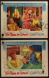 3r301 SO THIS IS LOVE 8 LCs 1953 sexy Kathryn Grayson in the story of Grace Moore!
