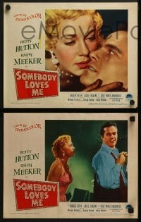 3r304 SOMEBODY LOVES ME 8 LCs 1952 cool images of sexy dancer Betty Hutton & Ralph Meeker!