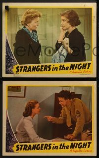 3r638 STRANGERS IN THE NIGHT 5 LCs 1944 William Terry, Virginia Grey, directed by Anthony Mann!