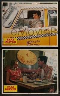 3r332 TAXI DRIVER 8 LCs 1976 Robert De Niro, Harvey Keitel & teen hooker Jodie Foster, Scorsese!