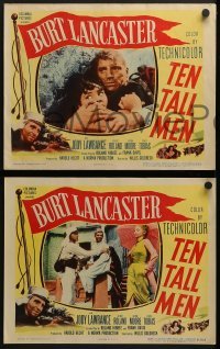 3r334 TEN TALL MEN 8 LCs 1951 French Foreign Legionnaire Burt Lancaster with Jody Lawrence!