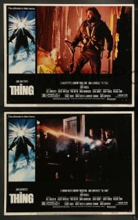 3r340 THING 8 LCs 1982 John Carpenter, Kurt Russell, the ultimate in alien terror!