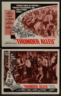 3r344 THUNDER ALLEY 8 LCs 1967 Annette Funicello, Fabian, car racing, lots of fighting!