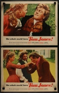 3r866 TOM JONES 3 LCs 1963 Albert Finney, Joan Greenwood, Joyce Redman and Diane Cilento!