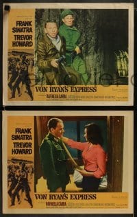 3r643 VON RYAN'S EXPRESS 5 LCs 1965 Frank Sinatra, Trevor Howard, Raffaella Carra, WWII