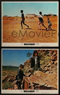 3r644 WALKABOUT 5 LCs 1971 Luc Roeg in the Outback w/David Gulpilil, Nicolas Roeg classic!