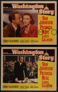 3r646 WASHINGTON STORY 5 LCs 1952 great images of Van Johnson & Patricia Neal, art of the capitol!