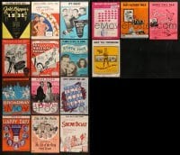 3s116 LOT OF 16 SHEET MUSIC 1920s-1960s great songs from a variety of different movies!
