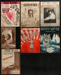 3s118 LOT OF 7 SHEET MUSIC 1910s-1940s great songs from a variety of different movies!