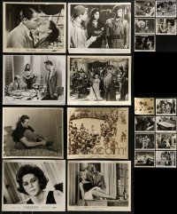 3s383 LOT OF 21 8X10 STILLS 1950s-1960s great scenes from a variety of different movies!