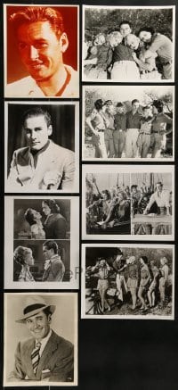 3s538 LOT OF 8 ERROL FLYNN 8X10 REPRO PHOTOS 1980s great portraits of the Hollywood legend!