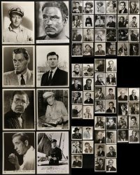 3s325 LOT OF 69 8X10 STILLS OF MALE PORTRAITS 1940s-1970s images of leading & supporting men!