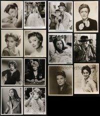 3s413 LOT OF 14 8X10 STILLS OF FEMALE PORTRAITS 1940s-1970s images of leading & supporting ladies!