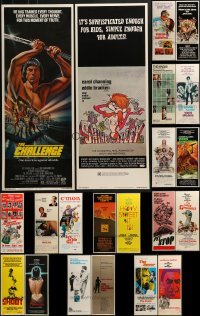 3s204 LOT OF 21 UNFOLDED INSERTS 1960s-1970s great images from a variety of different movies!