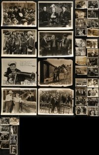 3s347 LOT OF 40 8X10 STILLS IN MUCH LESSER CONDITION 1930s-1940s from a variety of movies!